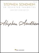 Stephen Sondheim 25 Selected Favorites Vocal Solo & Collections sheet music cover